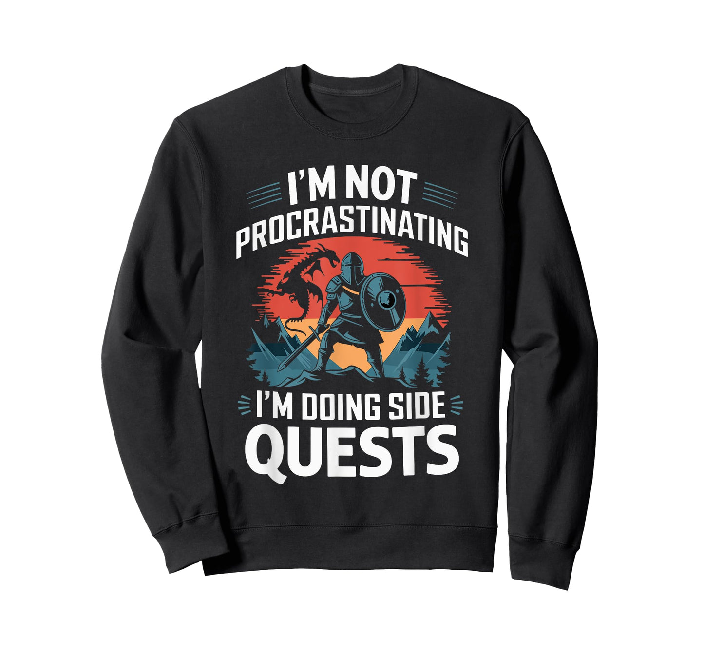 I'm Not Procrastinating Funny Side Quests Gamer T-Shirt