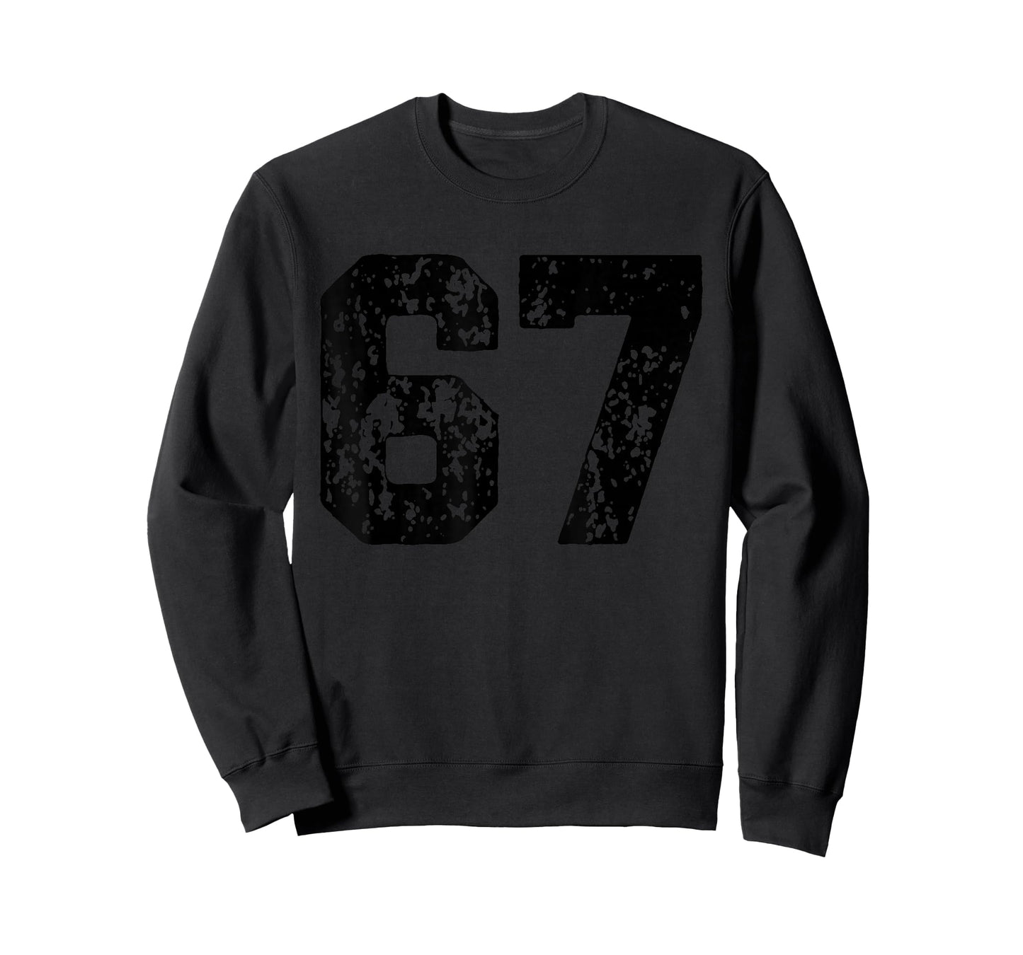 Number 67 Black Best Classic College Style Birthday Funny T-Shirt
