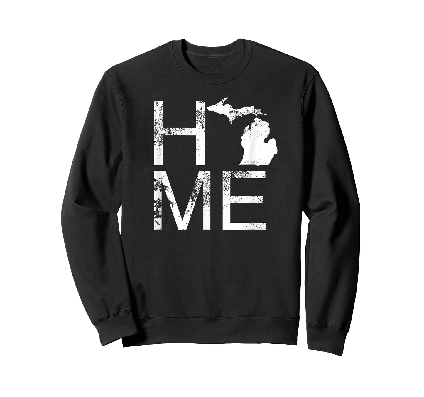 Michigan Home Shirt MI State Love Pride Map Distressed Tee T-Shirt