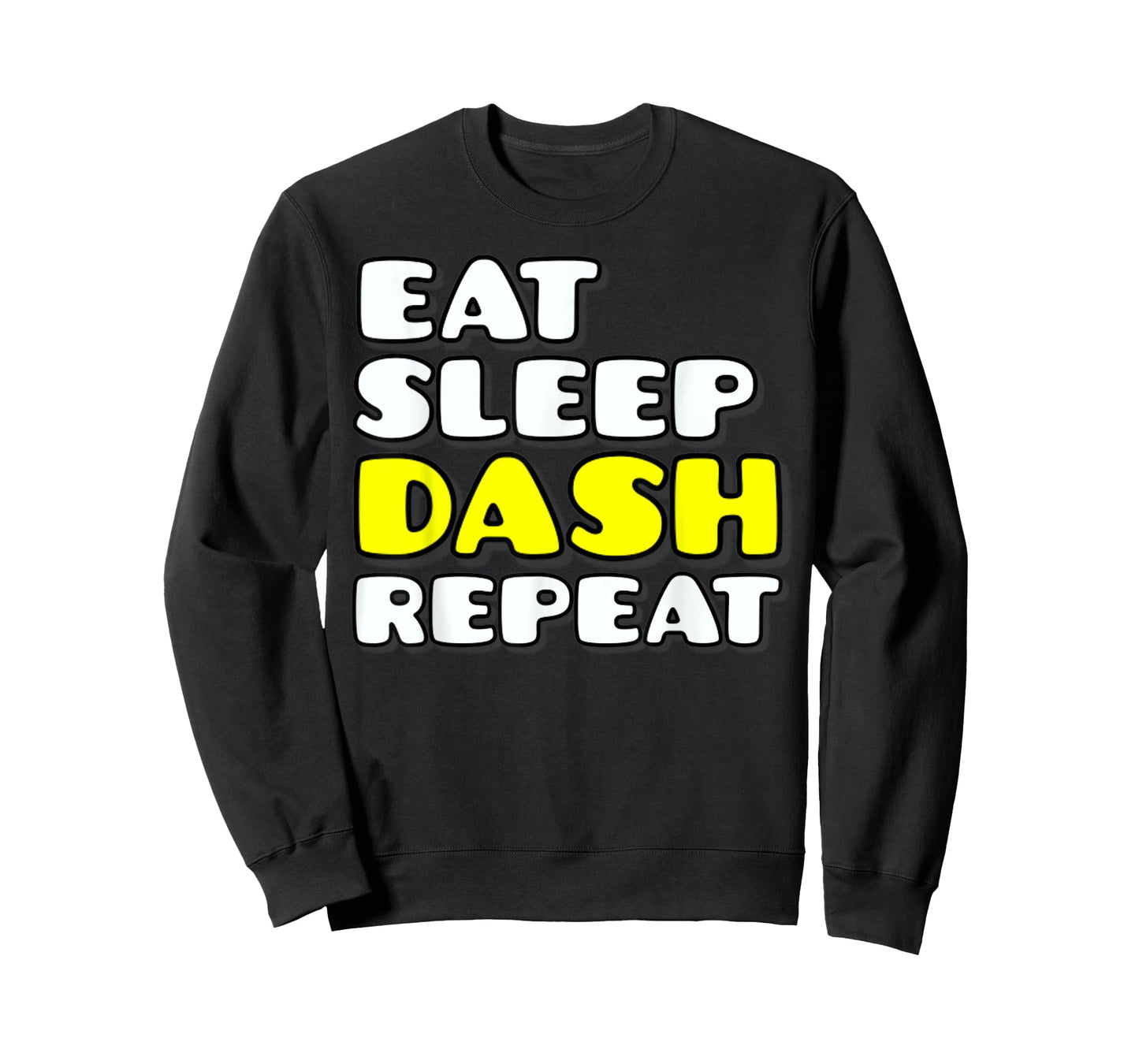 Eat Sleep Dash Repeat Video Game Geometry Video Gamer T-Shirt