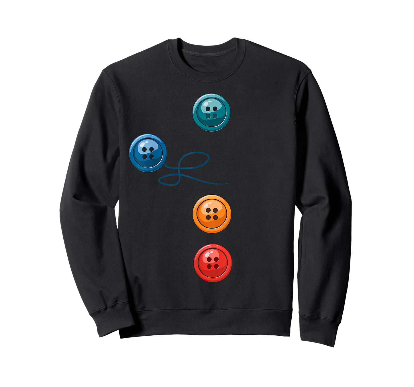 Four Groovy Buttons Blue Cat Funny Halloween Costume Kids T-Shirt