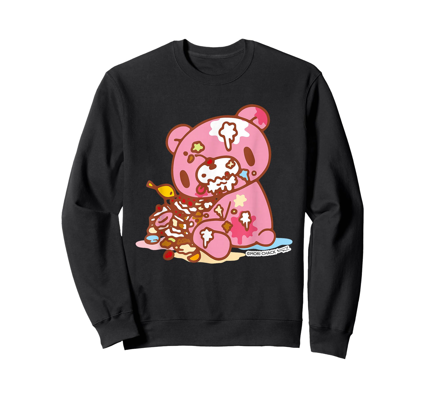 Gloomy Bear The Naughty Grizzly Junk Food Feast Anime T-Shirt