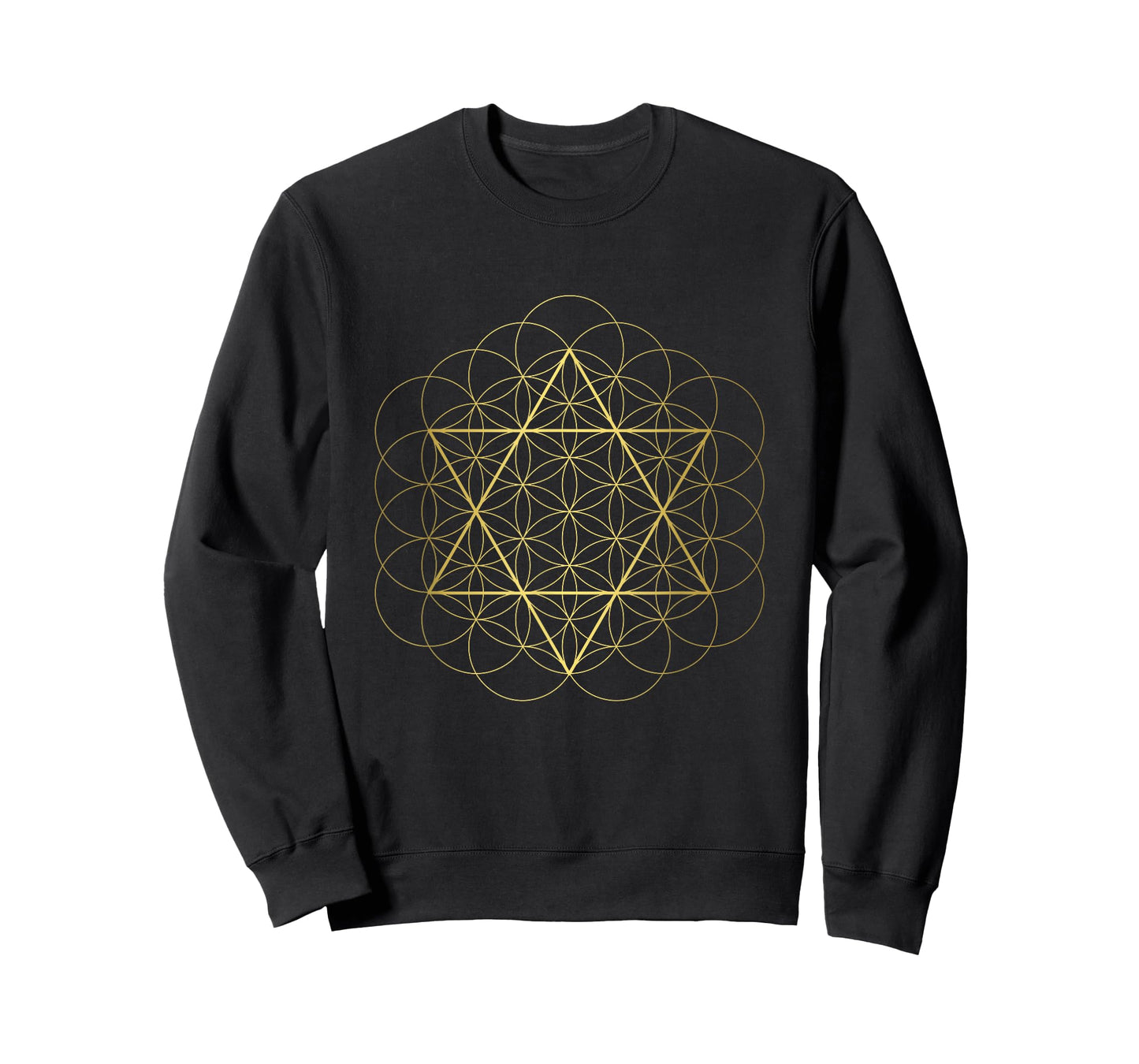 Sacred Geometry Geometric Flower of Life Star of David Sign T-Shirt