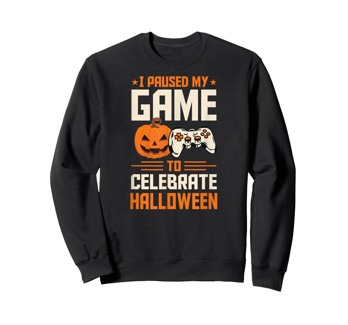 I Paused My Game To Celebrate Halloween Introvert Gamer T-Shirt