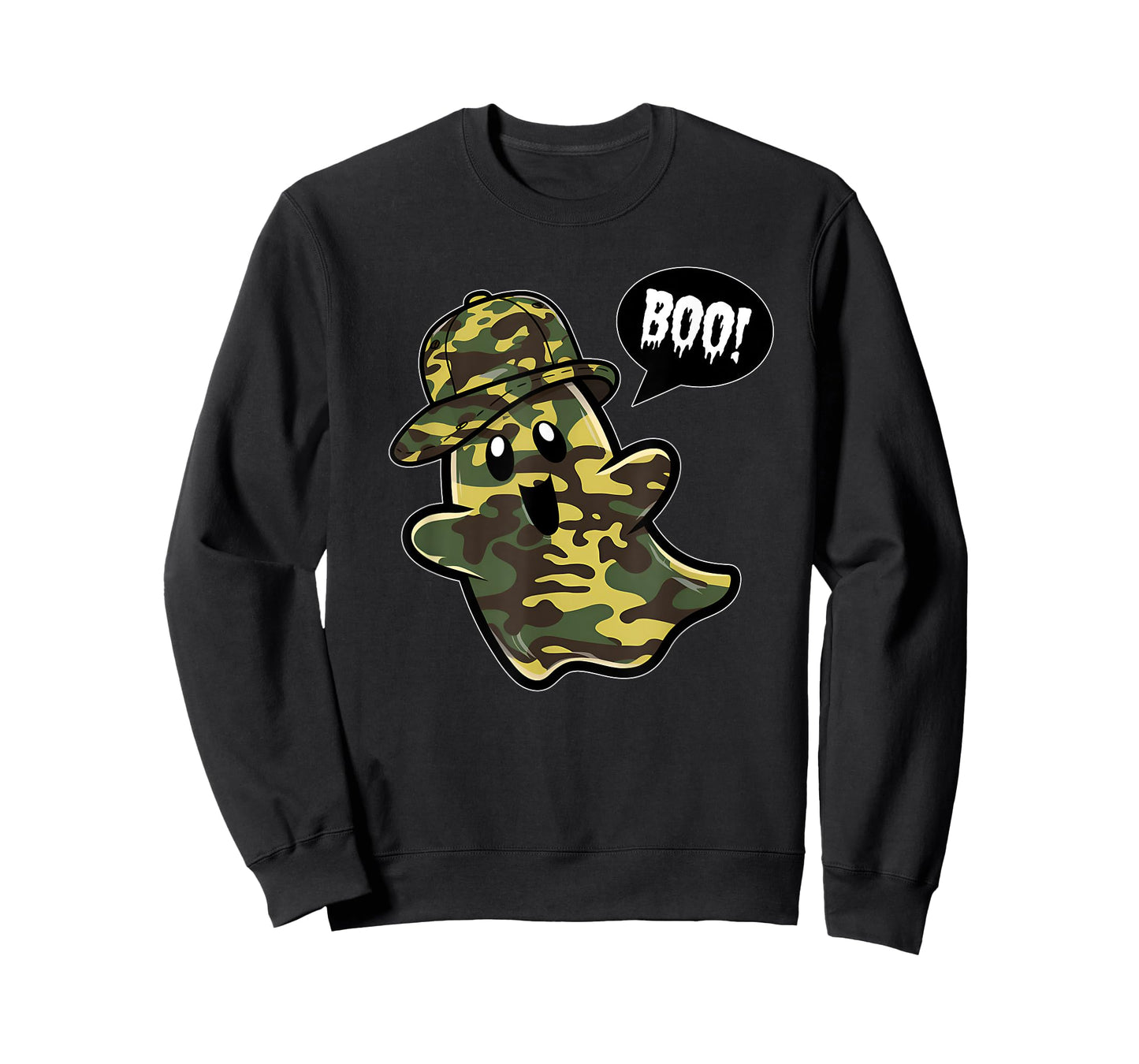 Funny Hello Hunting Season Halloween Camouflage Camo Ghost T-Shirt