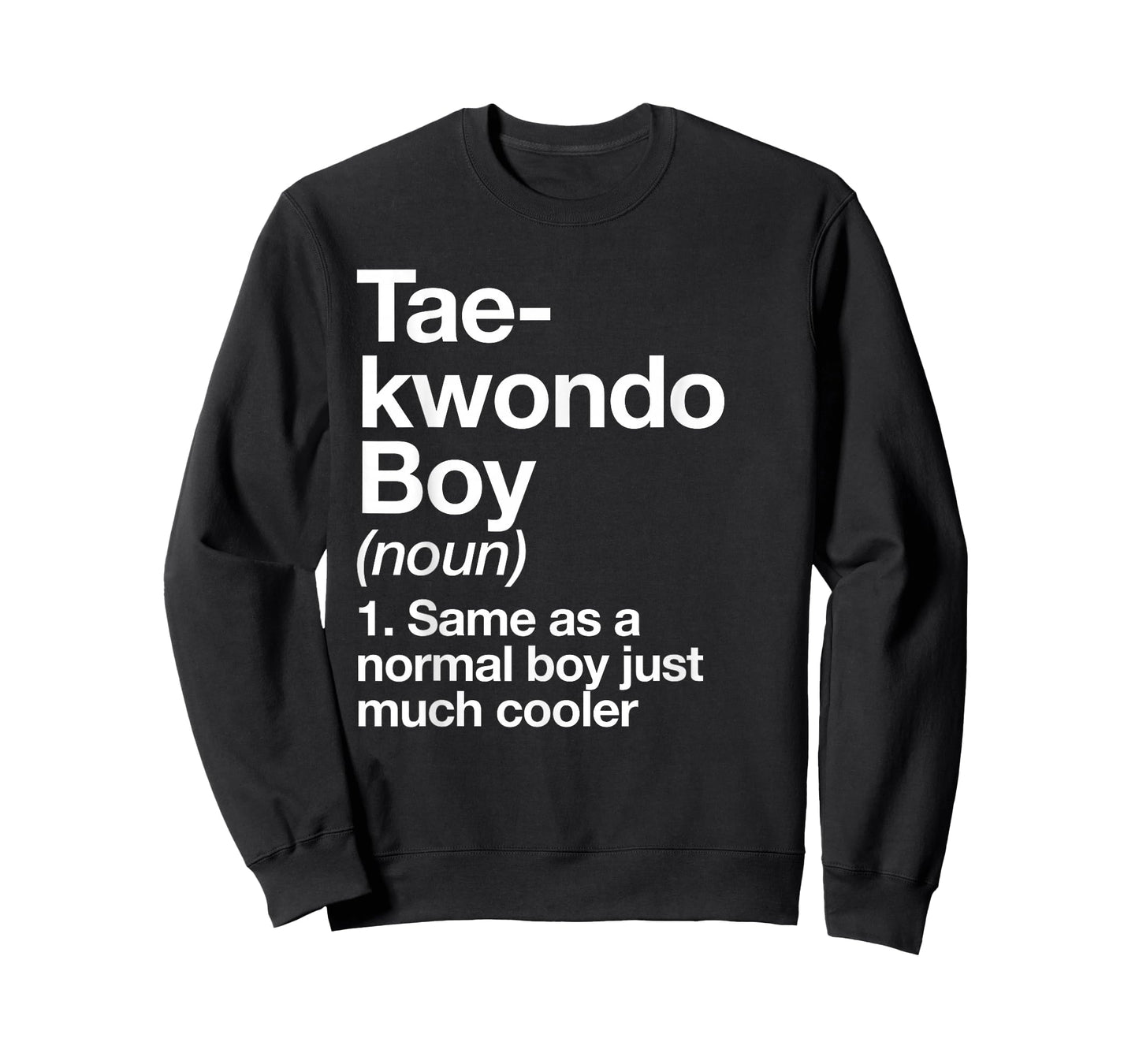 Taekwondo Boy Definition Funny Martial Arts Sports T-Shirt