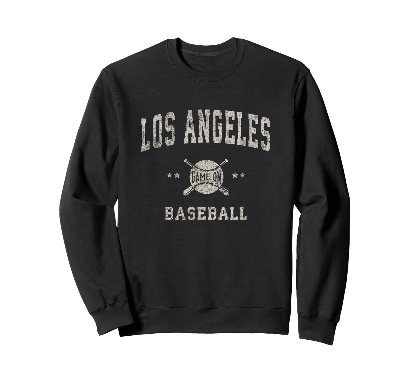 Los Angeles LA Vintage Baseball Throwback Retro Design T-Shirt