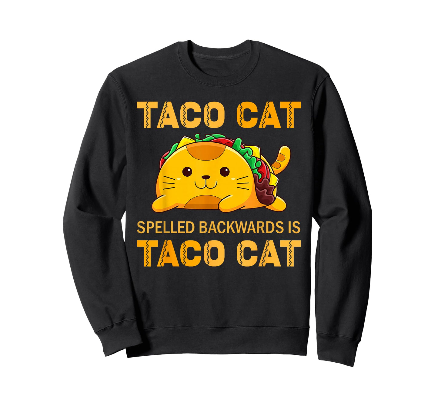 TacoCat for Kids Taco Cat Cinco de Mayo Taco Cat Cat T-Shirt