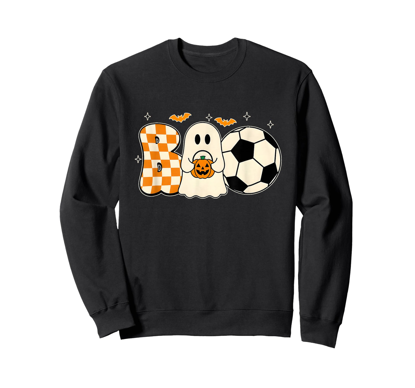 Boo Ghost Playing Soccer Halloween Players Trick or Treat T-Shirt