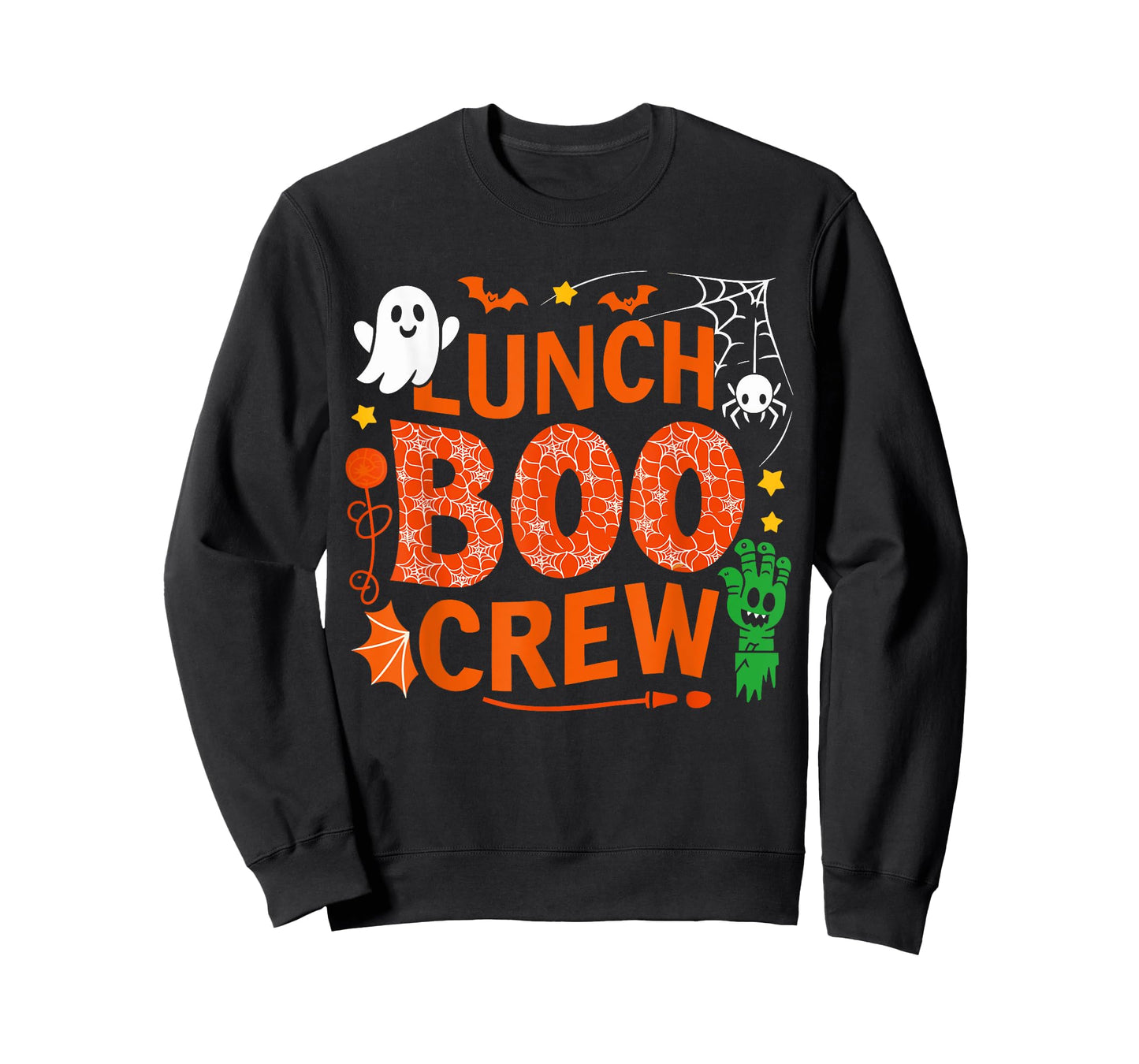 Lunch Lady Boo Crew Cafeteria Halloween Costume Matching T-Shirt