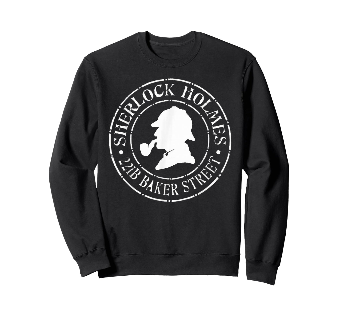 Sherlock Holmes Quotes 221B Baker St. British Detective T-Shirt