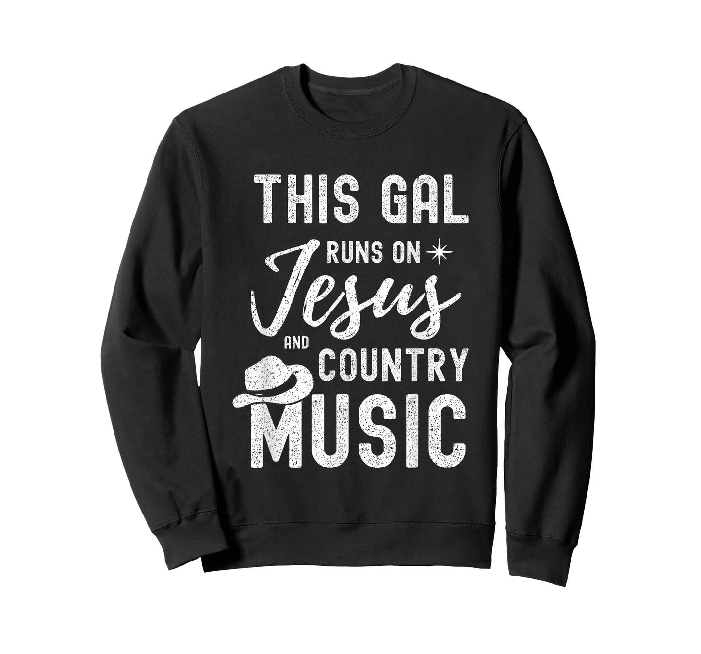 This Gal Runs On Jesus And Country Music Lover Western Women T-Shirt