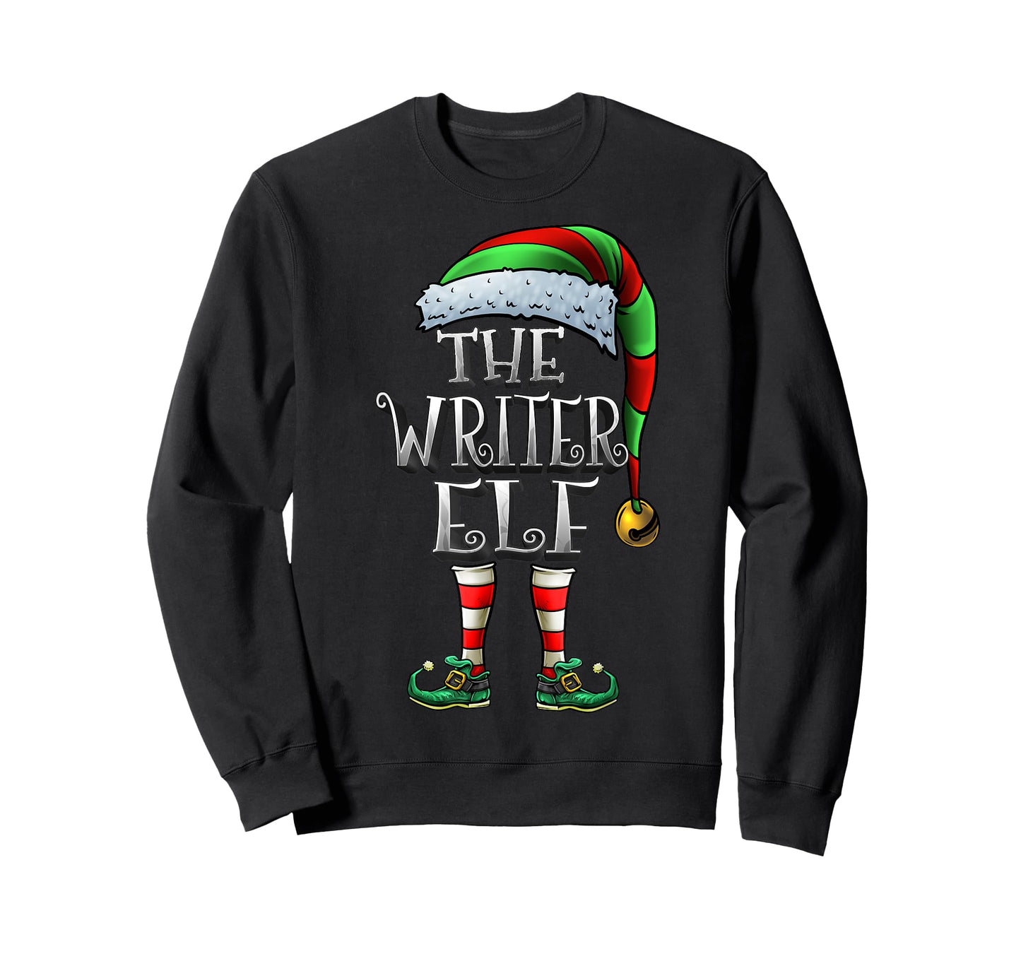 The Writer Elf Shirt Matching Family Writer Christmas Elf T-Shirt