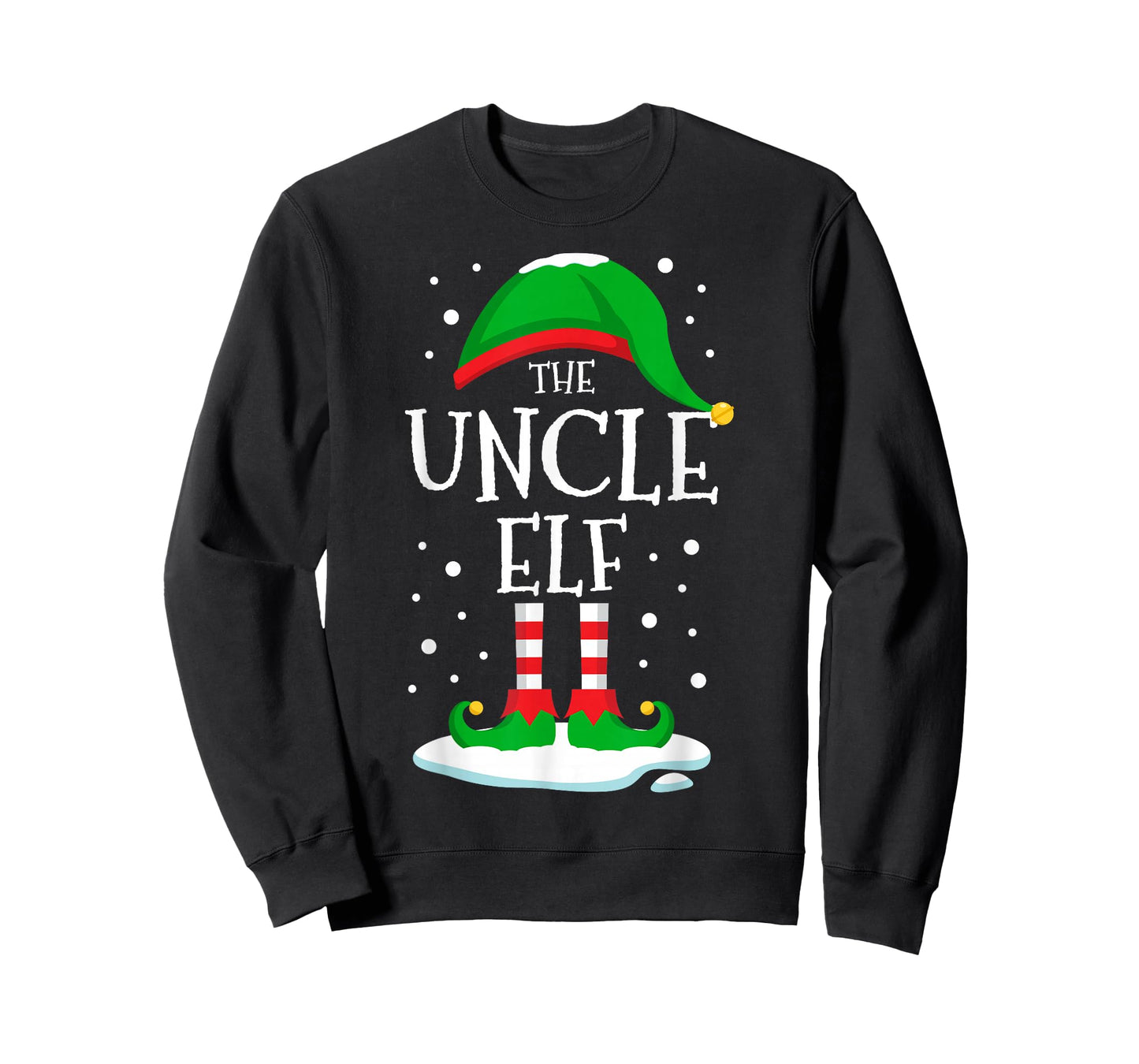 The Uncle Elf Christmas Family Matching Xmas Grandpa Funny T-Shirt