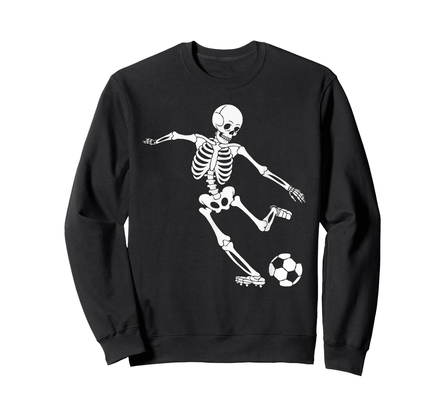 Soccer Skeleton Halloween Men Boys Soccer Player Halloween T-Shirt
