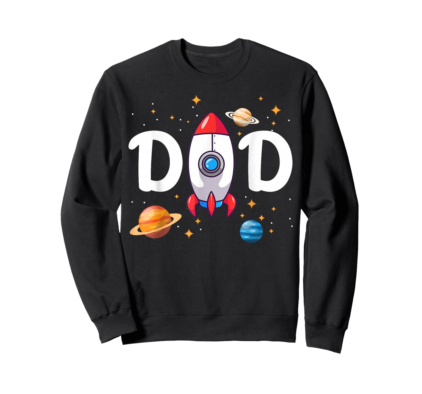 Dad of The Birthday Boy Space Astronaut 1st Birthday Family T-Shirt