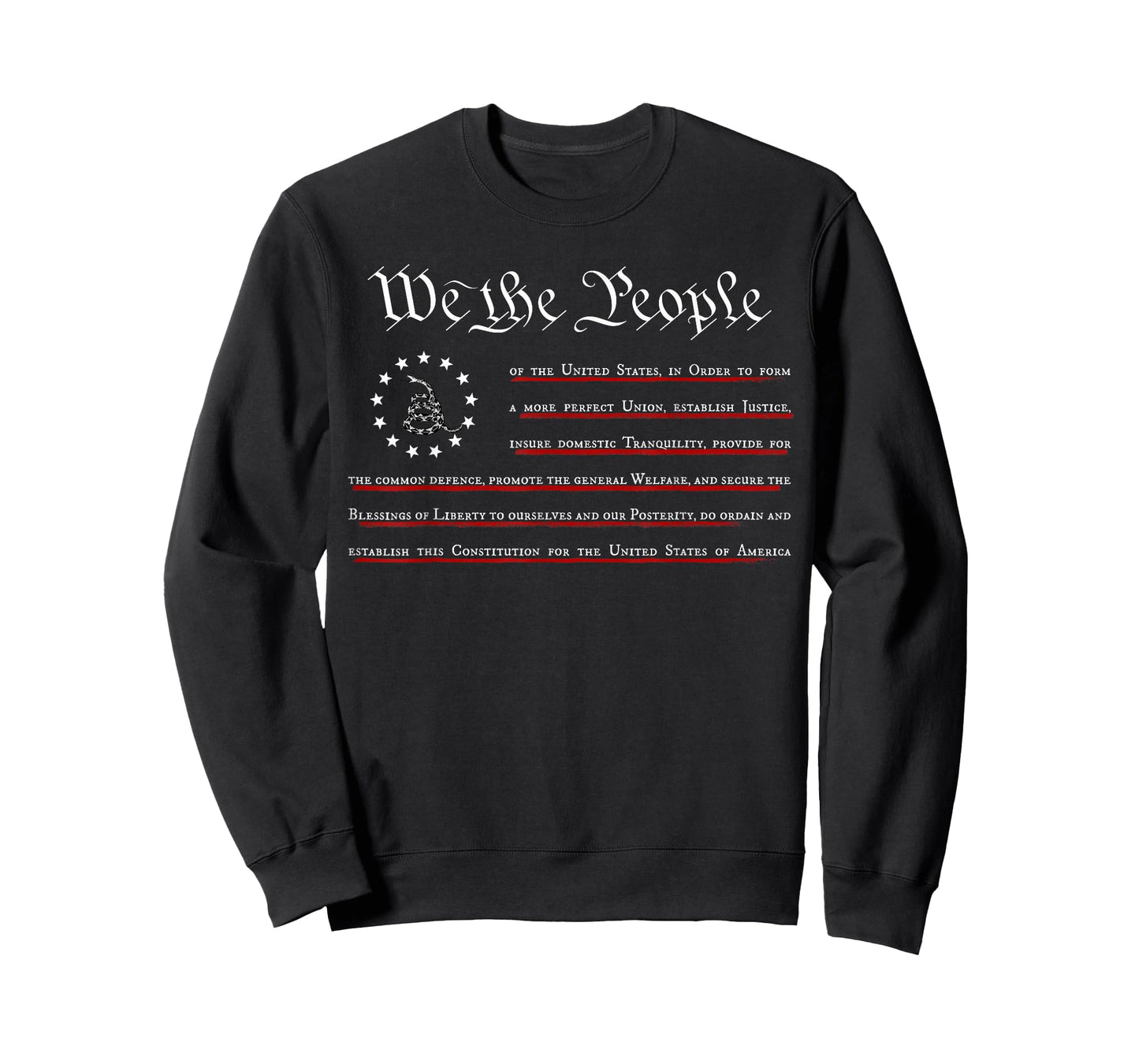 WE THE PEOPLE Constitution 4th of July, Gadsden Flag T-Shirt