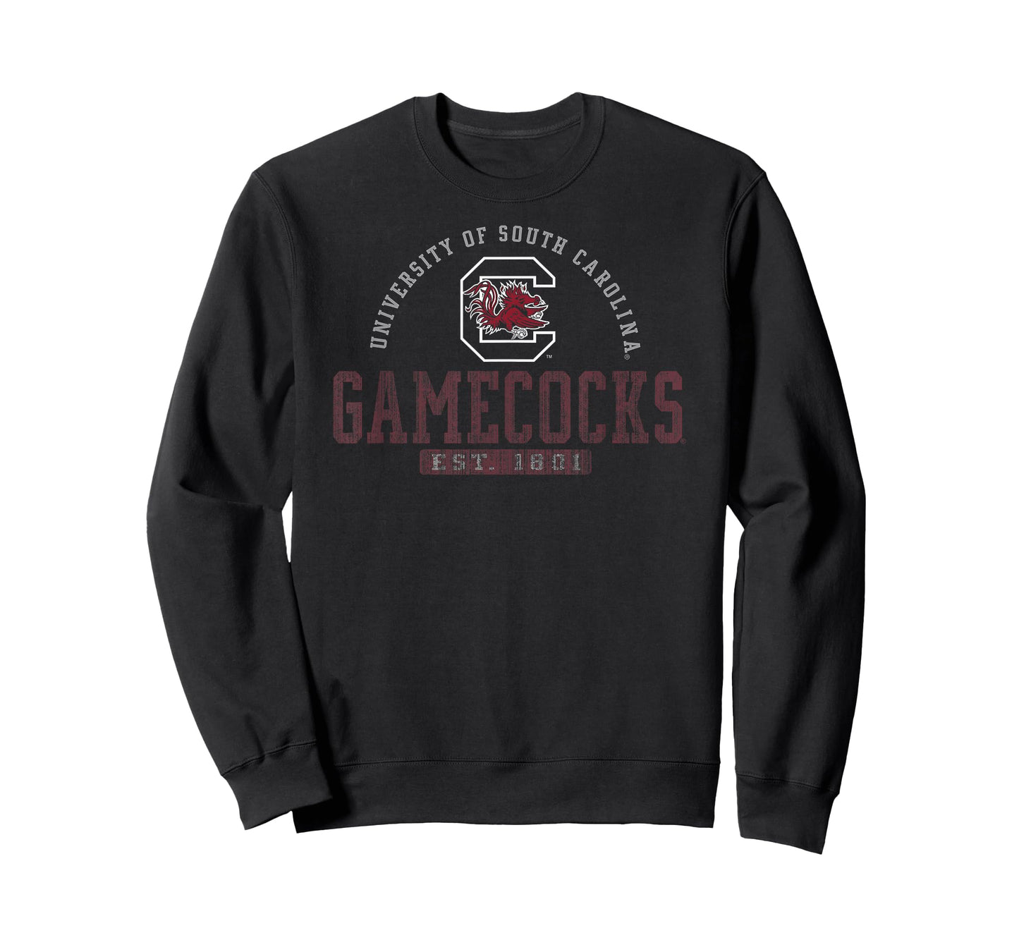 South Carolina Gamecocks Vintage 1801 Black Licensed T-Shirt