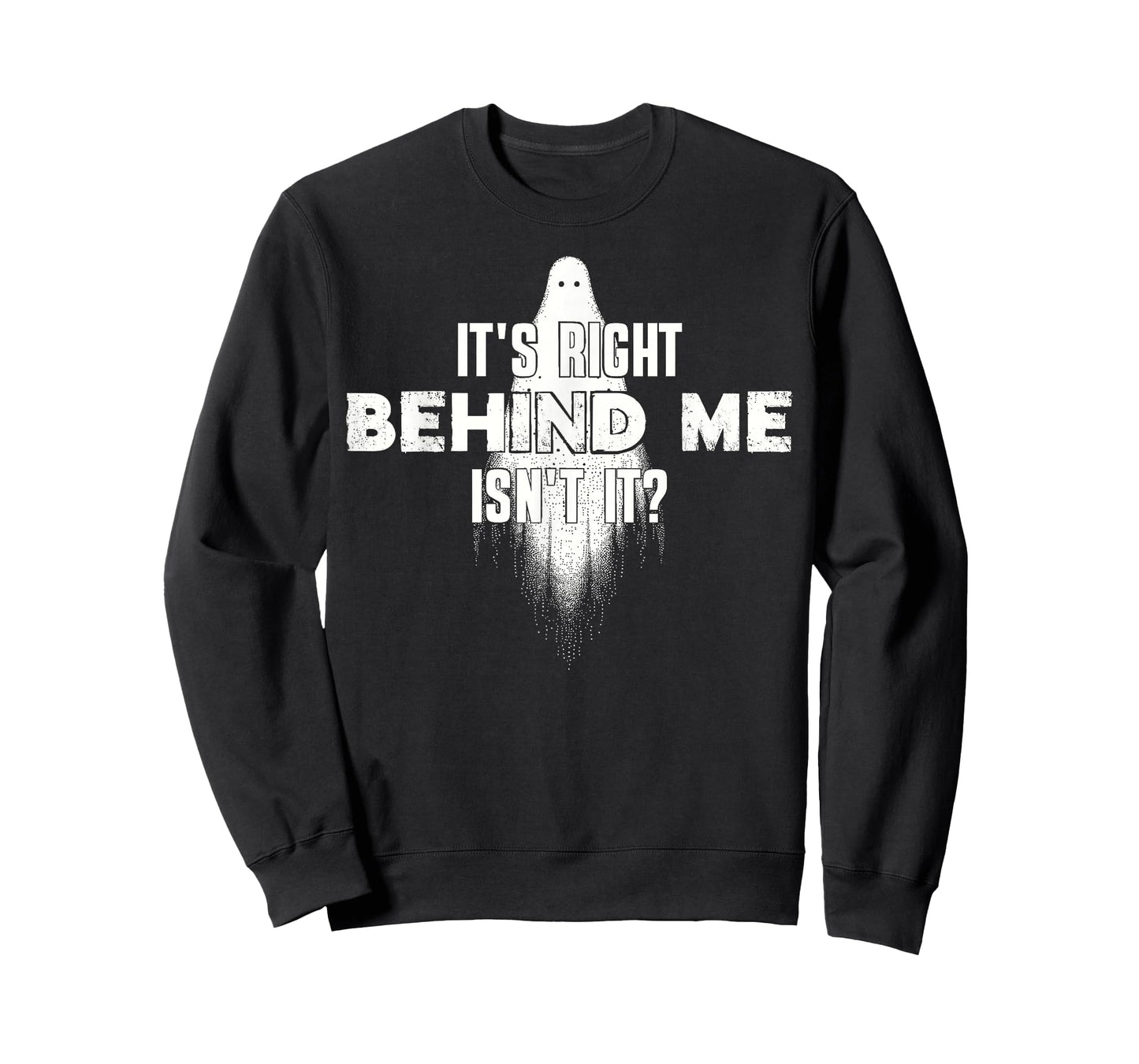 Ghost Hunting Paranormal It's Right Behind Me Isn't It T-Shirt