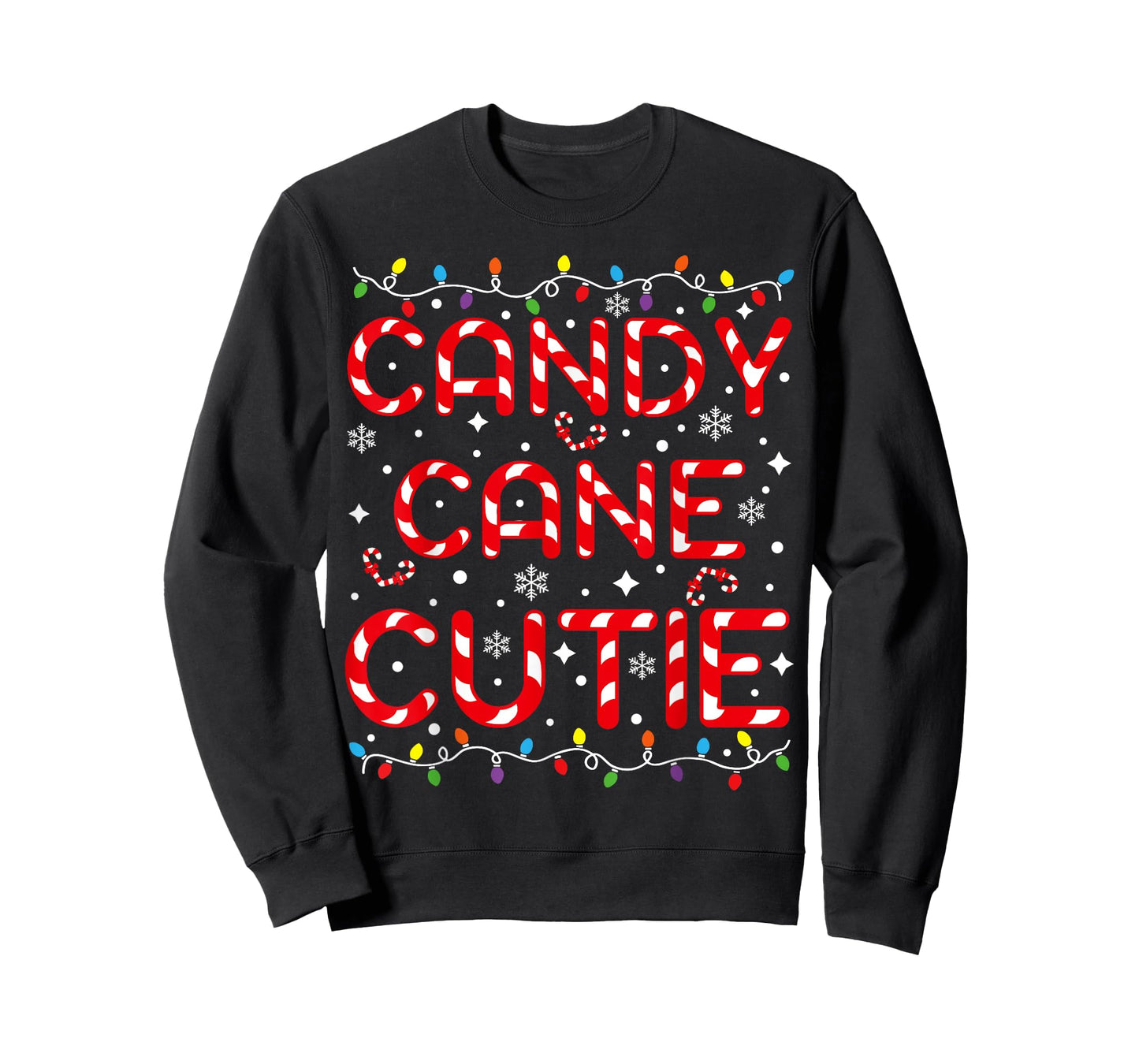 Candy Cane Cutie Funny Christmas Kids Toddler Xmas Pajamas T-Shirt