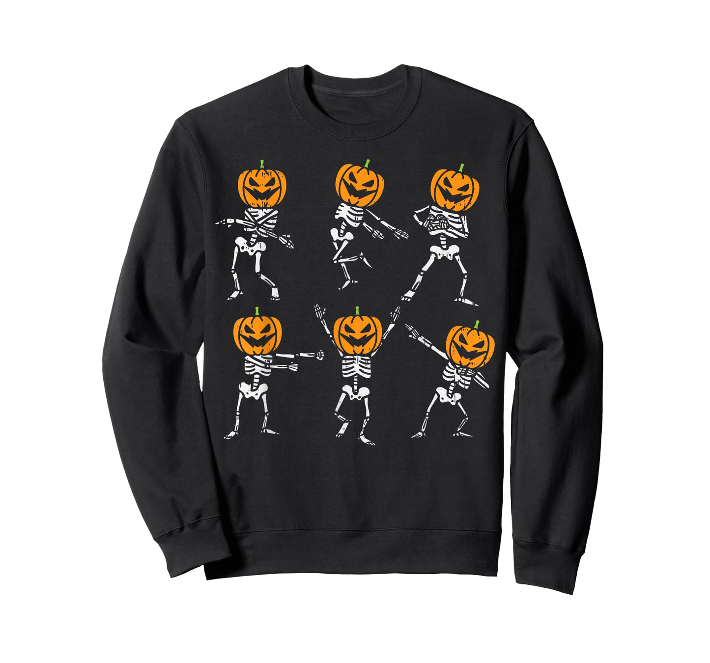 Dancing Pumpkin Skeletons Dab Yeet Floss Halloween Kids Boys T-Shirt