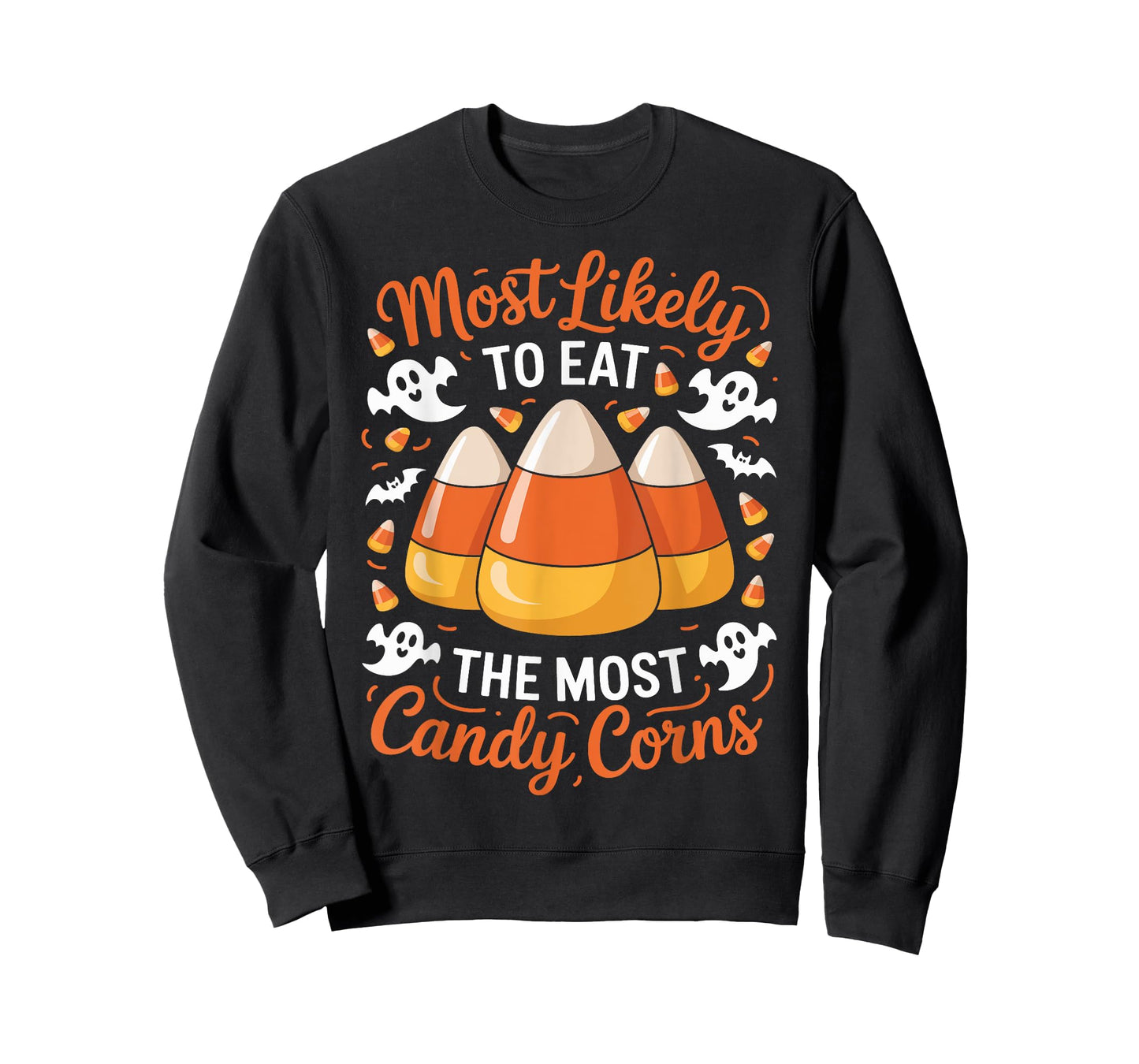 Most Likely To Eat Candy Corns Spooky Halloween Costume T-Shirt
