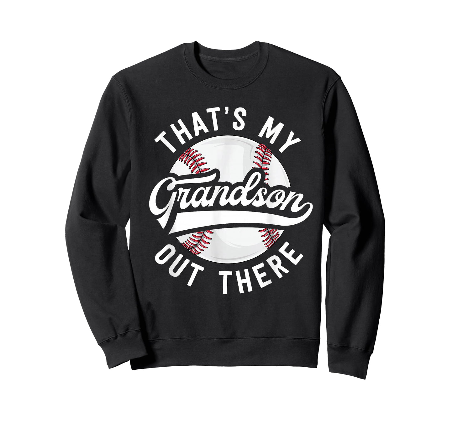 Baseball Grandpa Shirt Gift That's My Grandson Out There T-Shirt