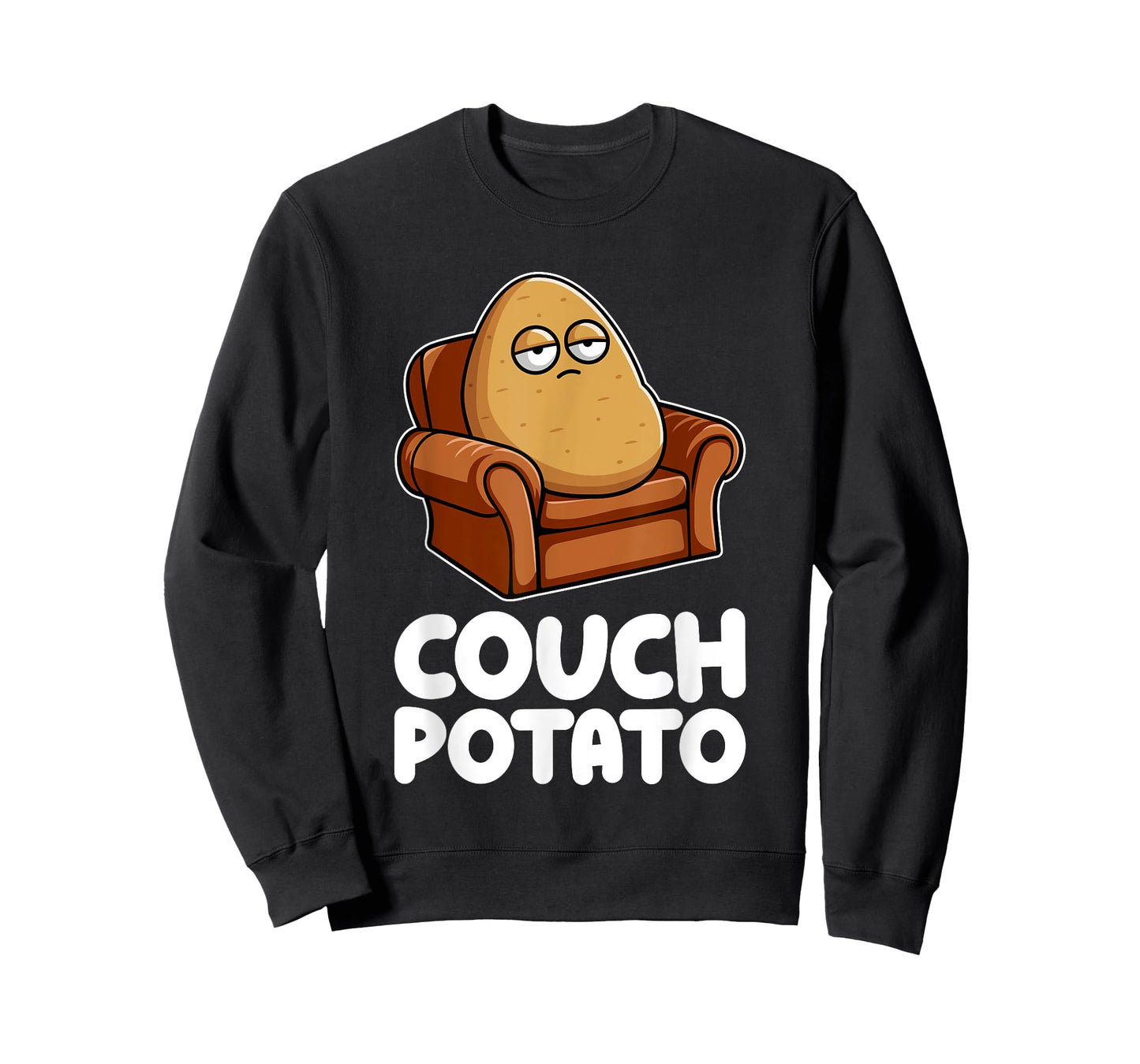 Potato Lazy Tired Vegetable Food Humor Funny Pun Dad Mom T-Shirt