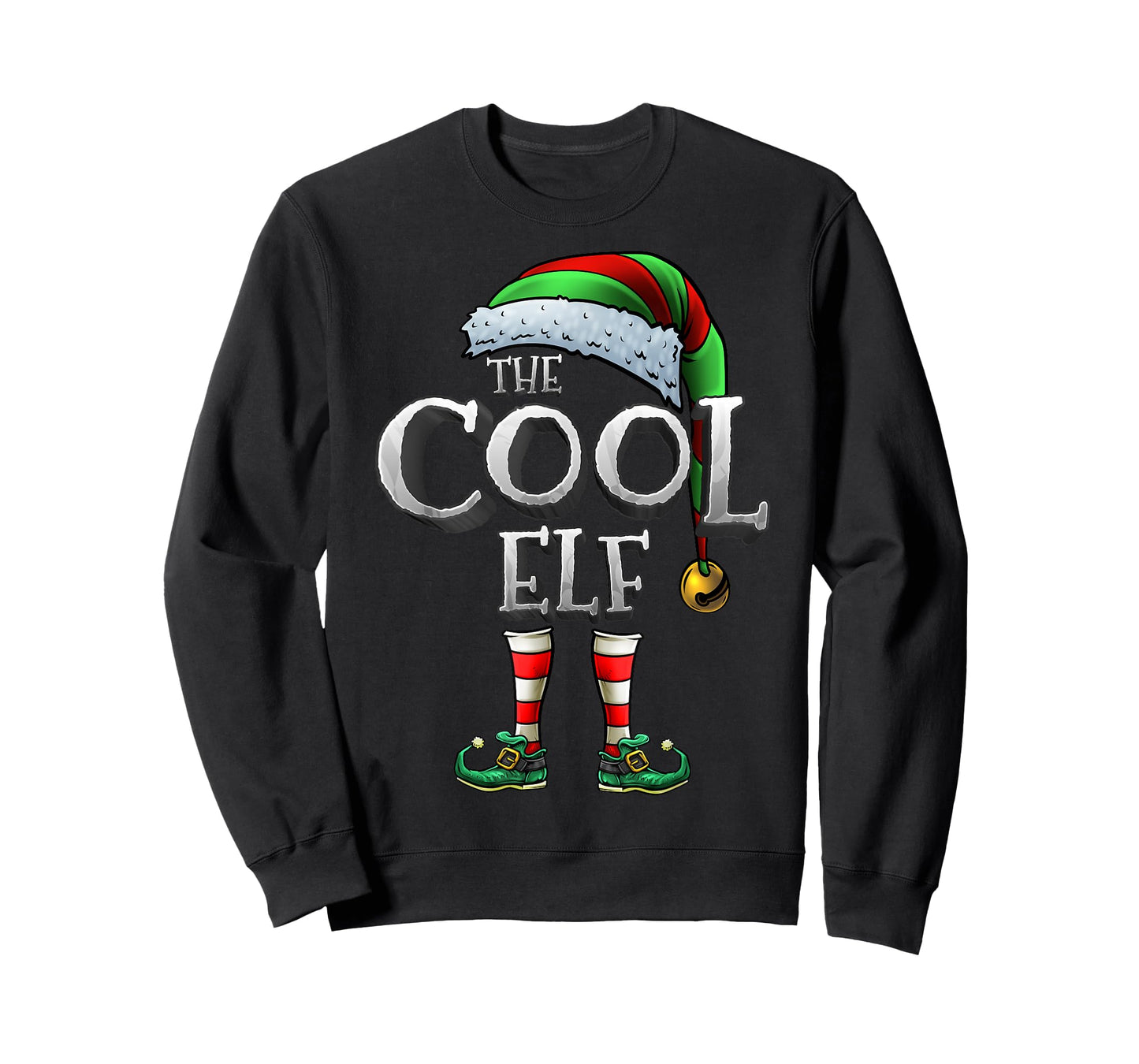 The Cool Elf Shirt Matching Family Cool Christmas Elf T-Shirt