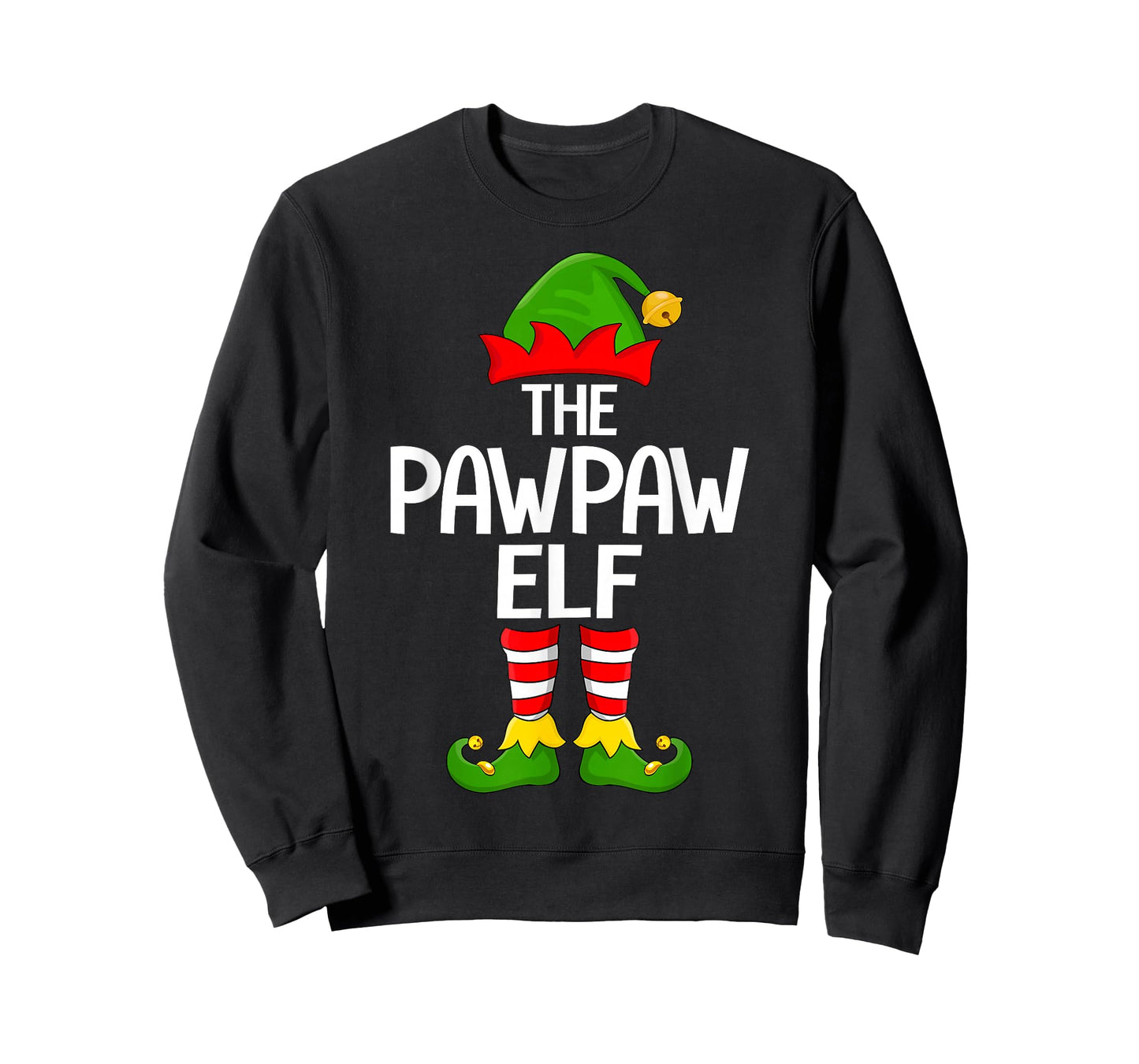 Pawpaw Elf Xmas Matching Family Elf Squad Christmas T-Shirt