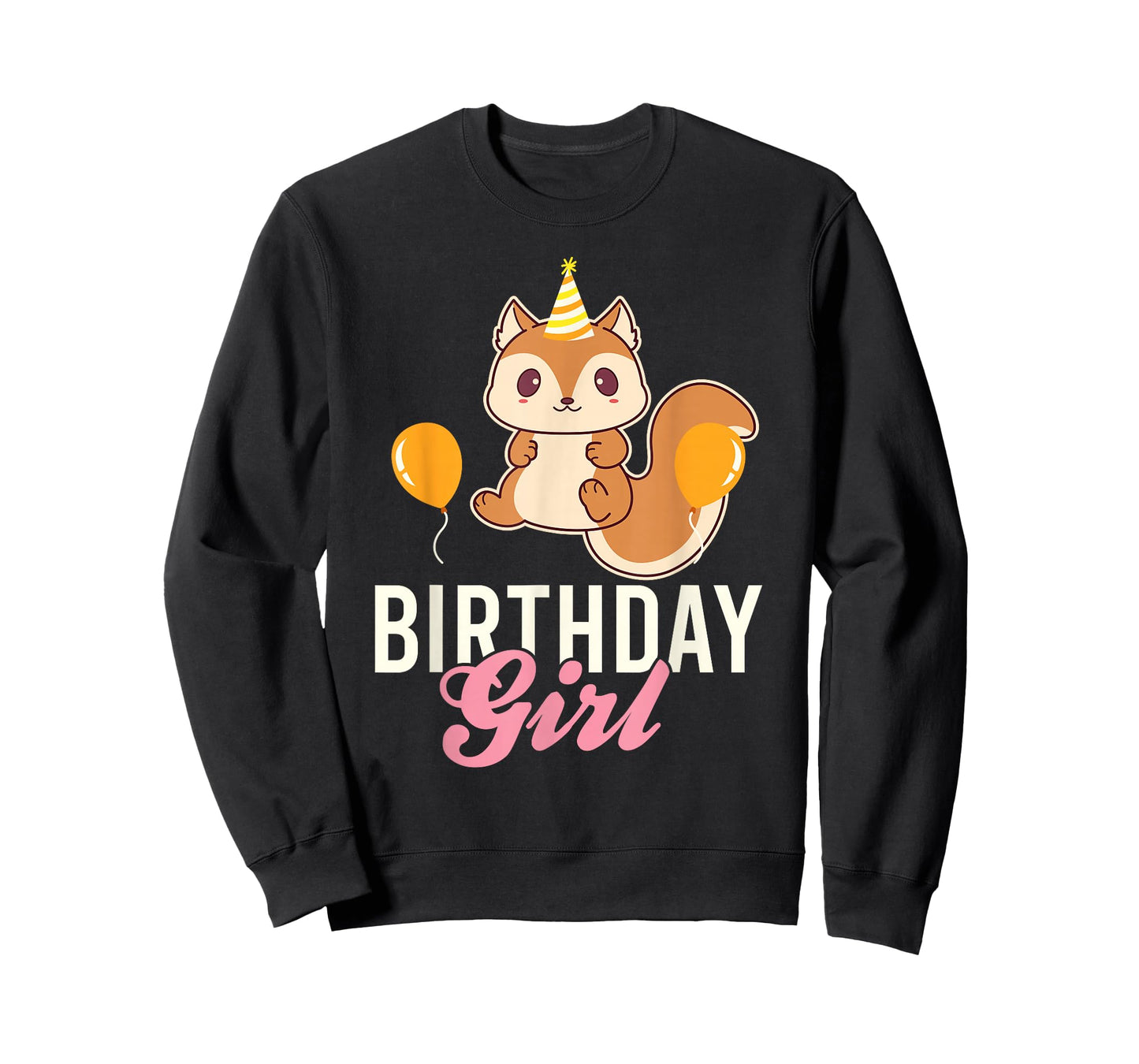 Cute Squirrel Birthday Girl T-Shirt