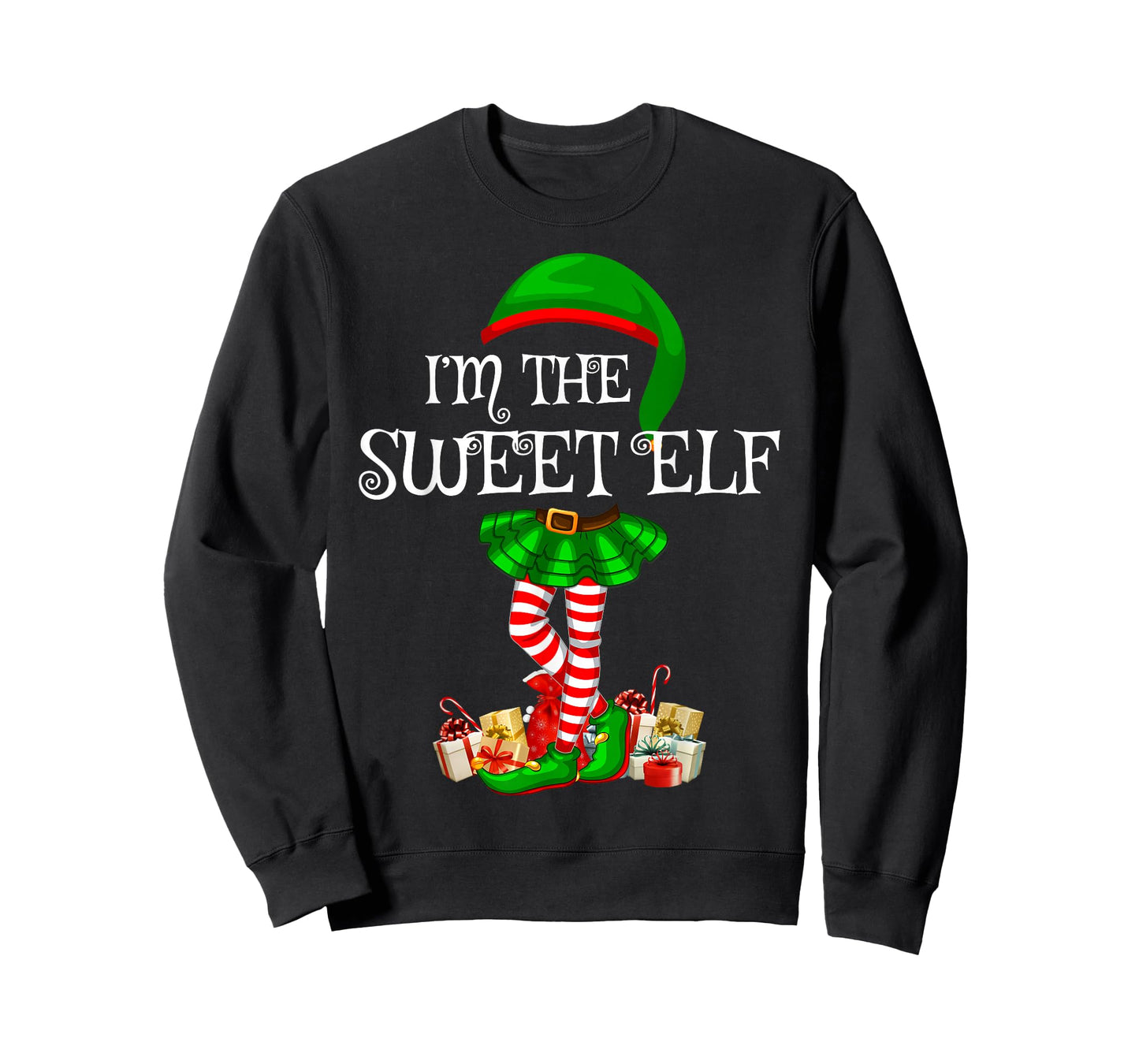 Matching Family Group I'm The Sweet Elf Christmas T-Shirt
