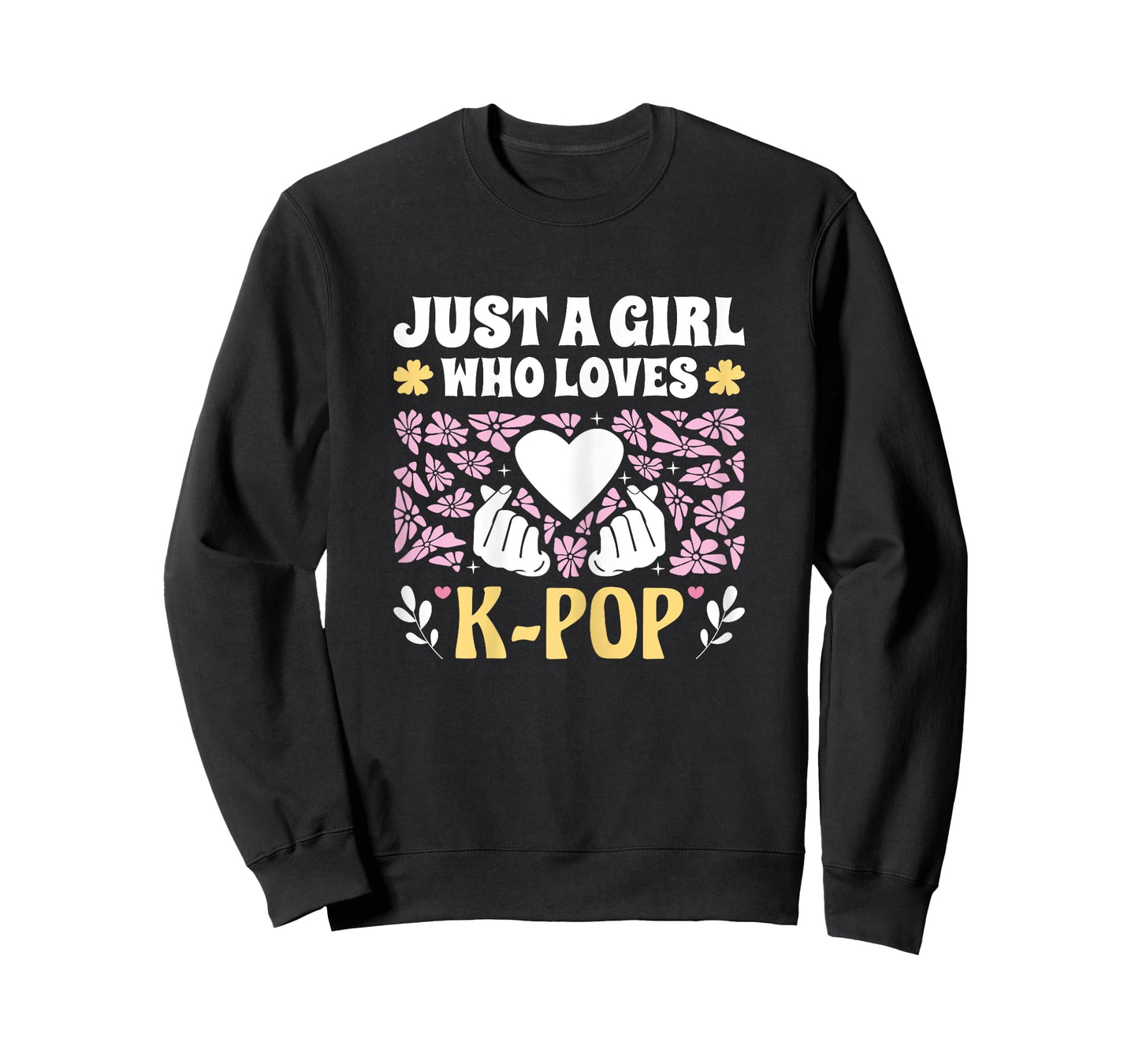 Just A Girl Who Loves K-Pop Girls Kids Kpop Teen Girl K-Pop T-Shirt