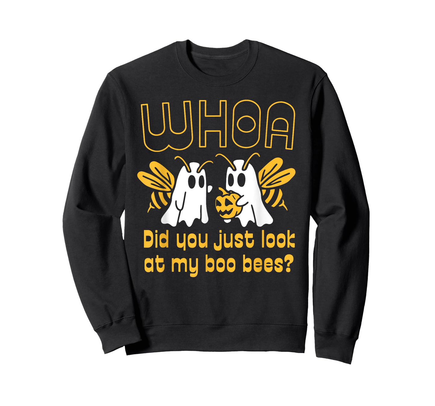 Cute Ghost Bee Pun Costume Tee Funny Boo Bees Halloween T-Shirt