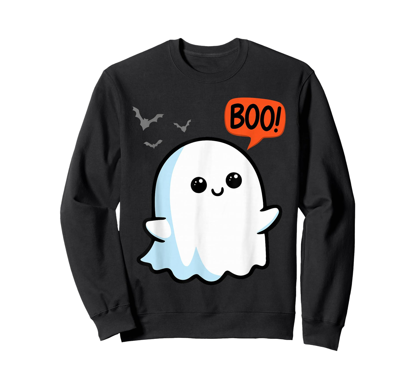 Ghost Saying Boo Spooky Halloween Cute toddler boys girls T-Shirt
