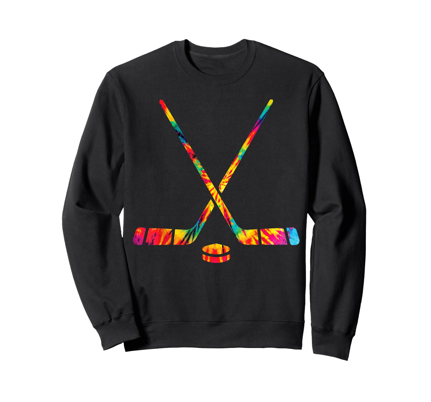 Ice Hockey Tie Dye Rainbow Kids Boys Teenage Men Girls Cool T-Shirt