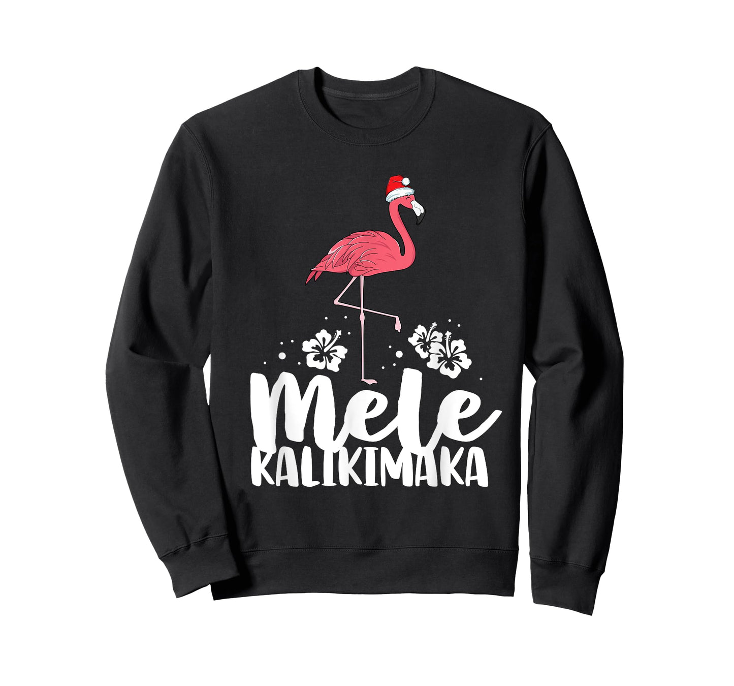 Mele Kalikimaka Flamingo Christmas Pink Xmas Hawaii Women T-Shirt