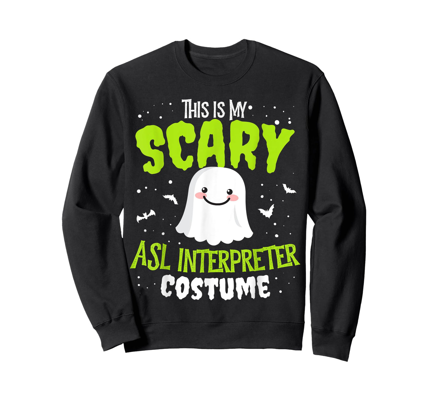 Funny ASL Interpreter Halloween Nothing Scares Easy Costume T-Shirt