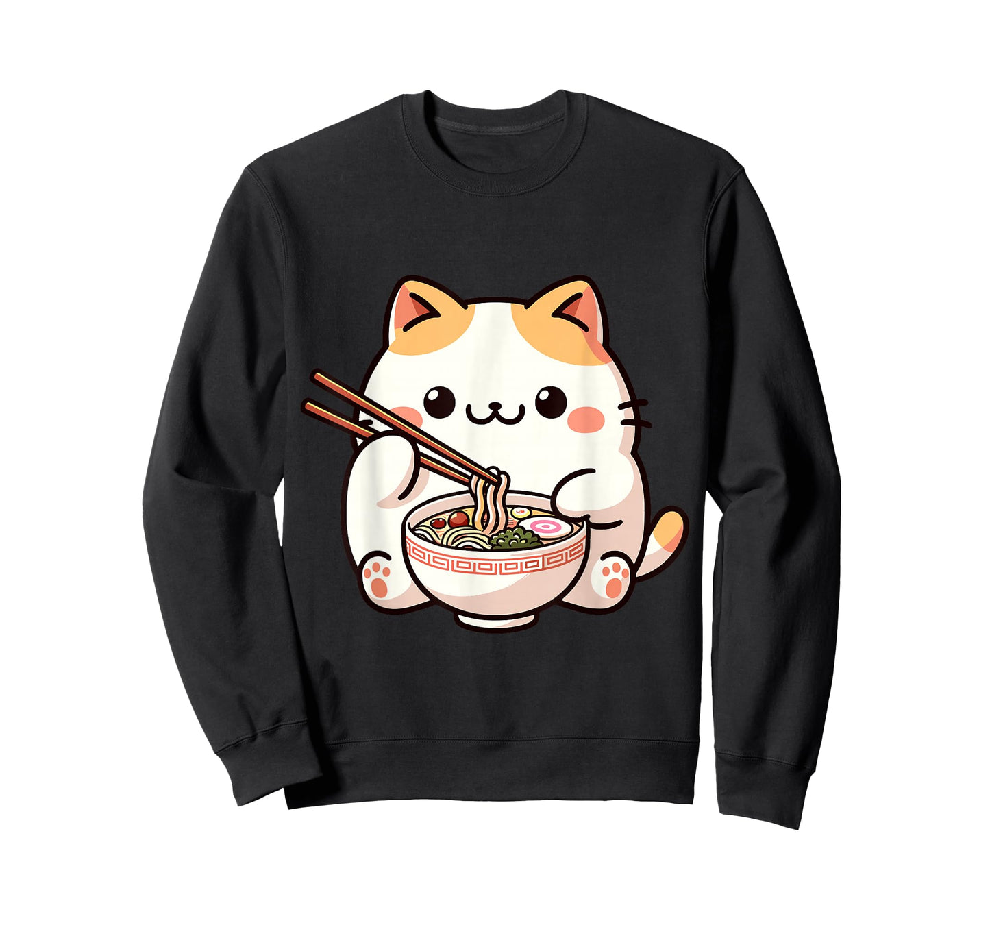 Ramen Neko Cat Anime Kawaii T-Shirt