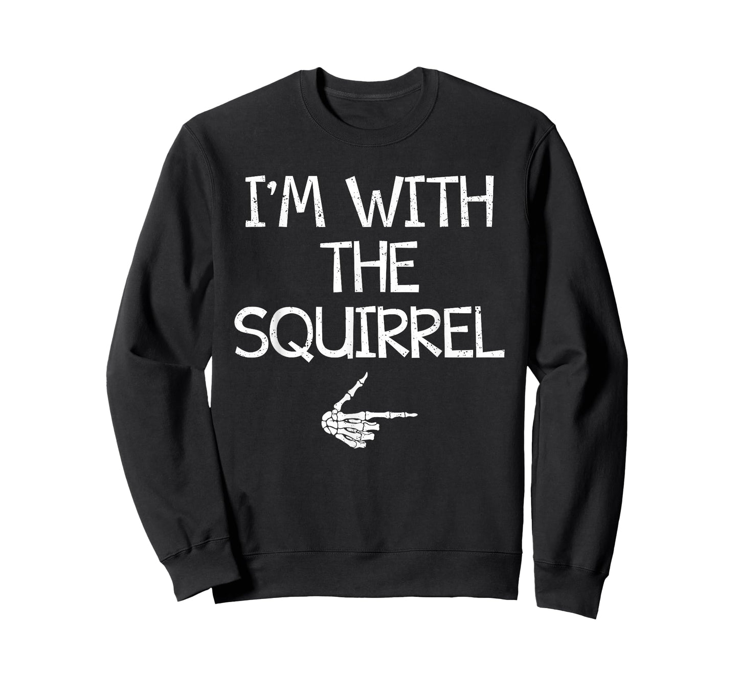 I'm With The Squirrel Halloween Costume Couples Matching T-Shirt