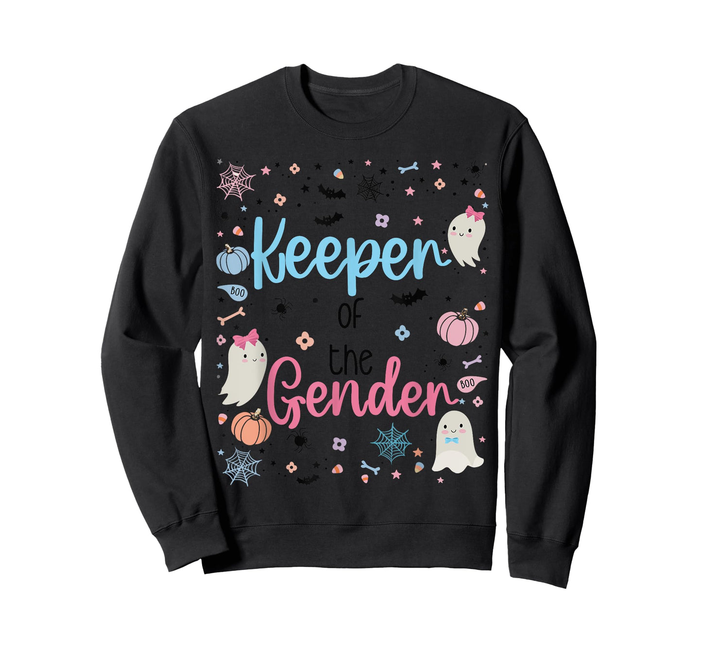 Boo Keeper Of The Gender Reveal Baby Pregnancy Announcement T-Shirt