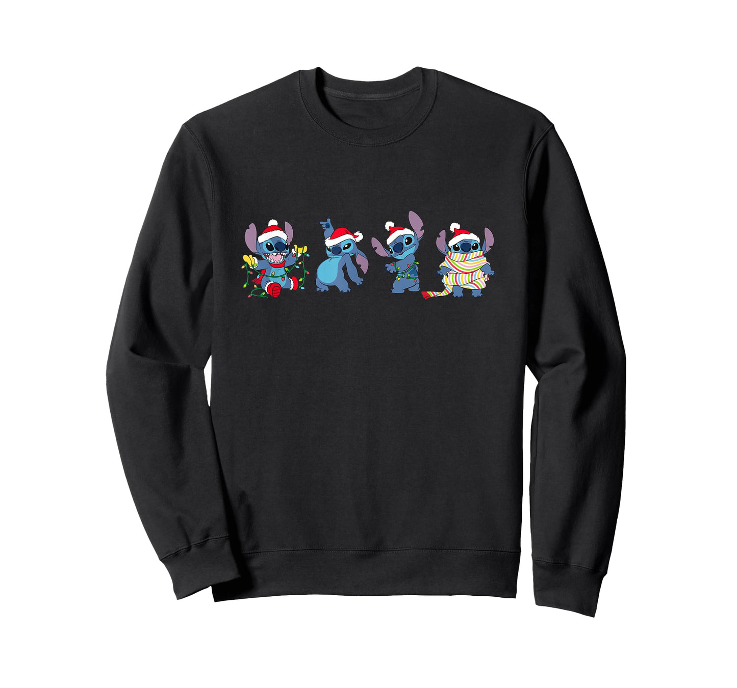 Disney Lilo & Stitch Christmas Cute Stitch Outfit Collection T-Shirt