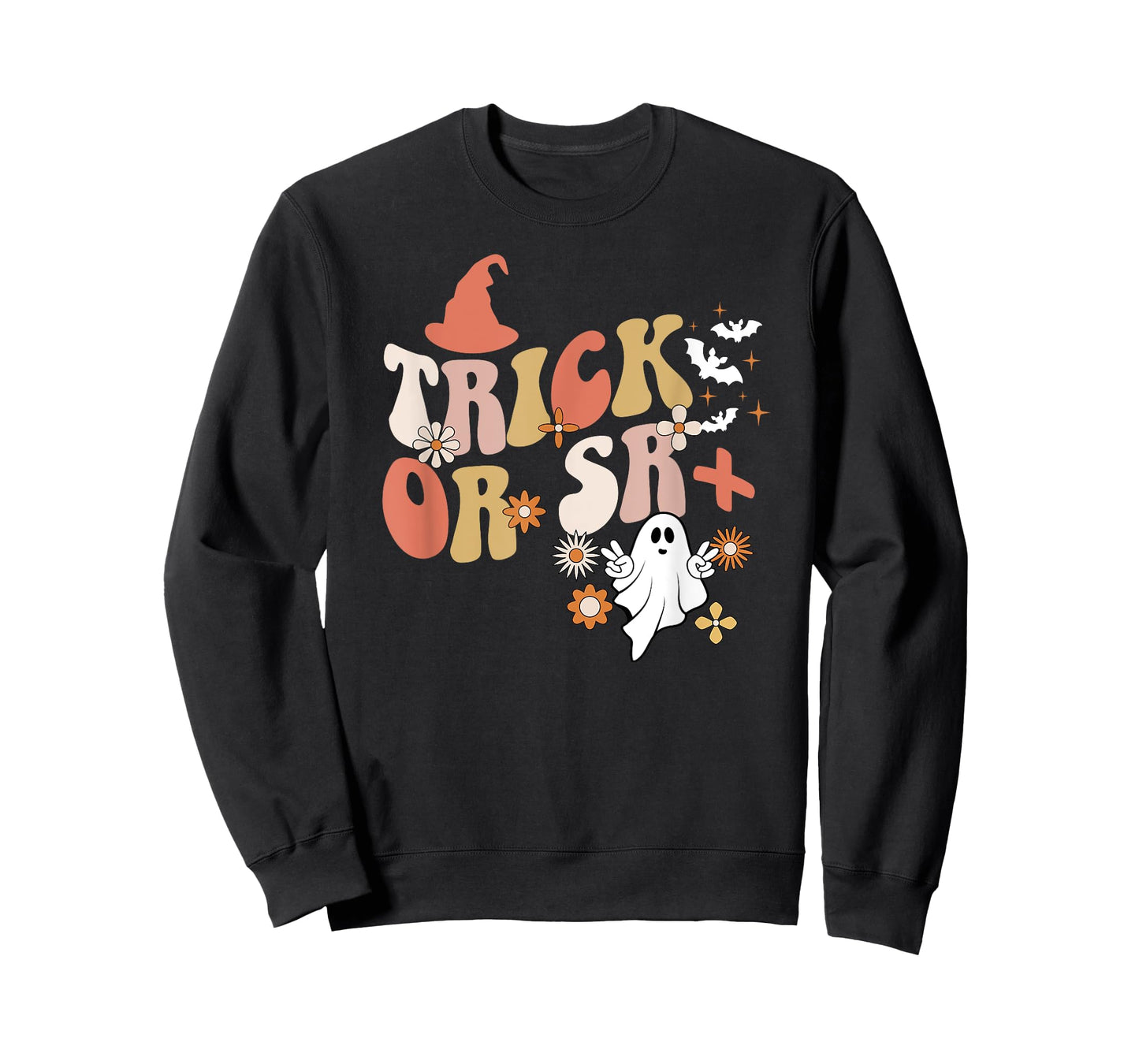 Trick Or SR+ Spooky ABA Therapist Halloween ABA Therapy T-Shirt