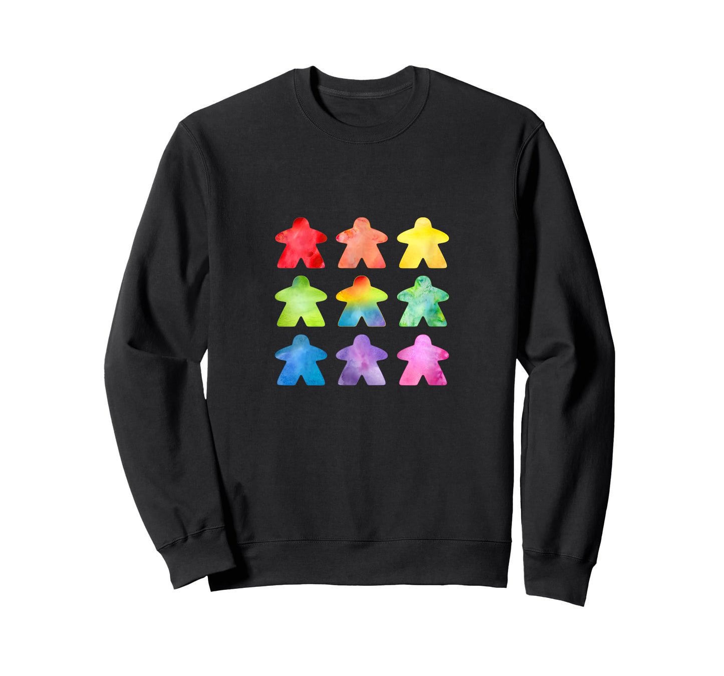 The Watercolor Meeple | Great Gift for board game geeks T-Shirt