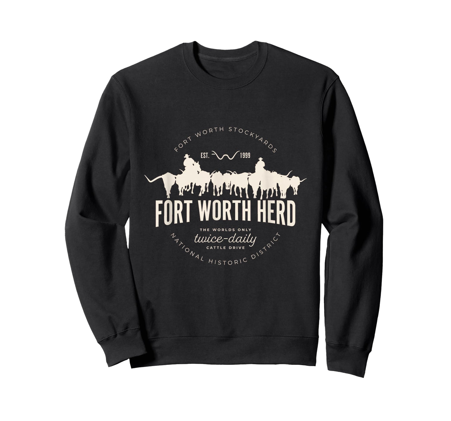 Fort Worth Texas Stockyards and Rodeo Cowboy Desig T-Shirt