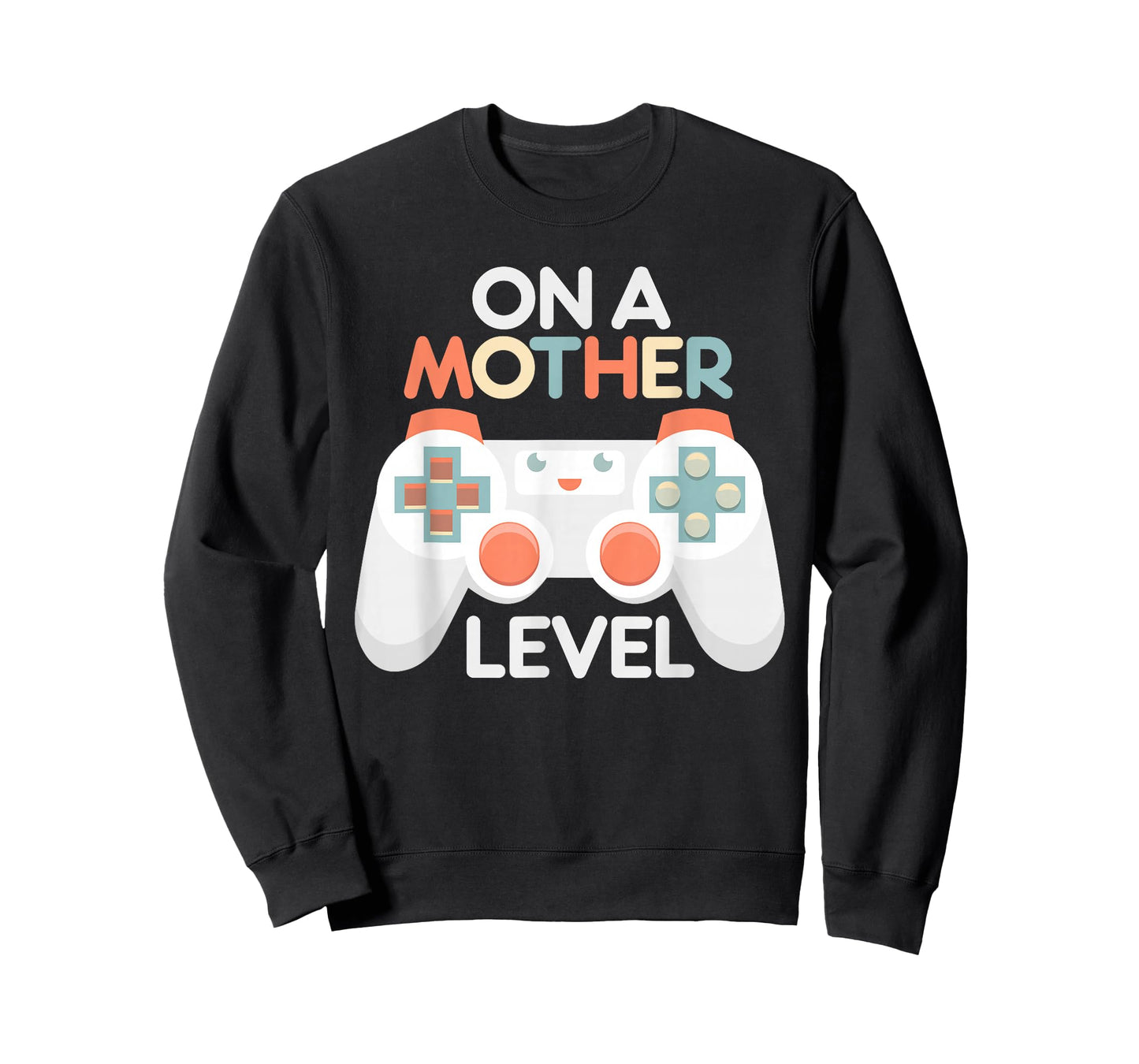 Funny Mothers Day Gamer Mom Gaming On A Mother Level Up Game T-Shirt