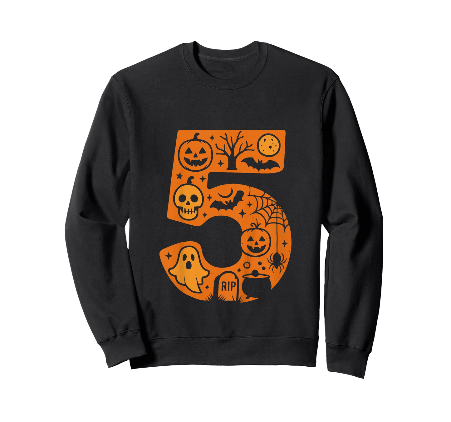 5th Birthday Spooky Halloween 5 Year Old T-Shirt