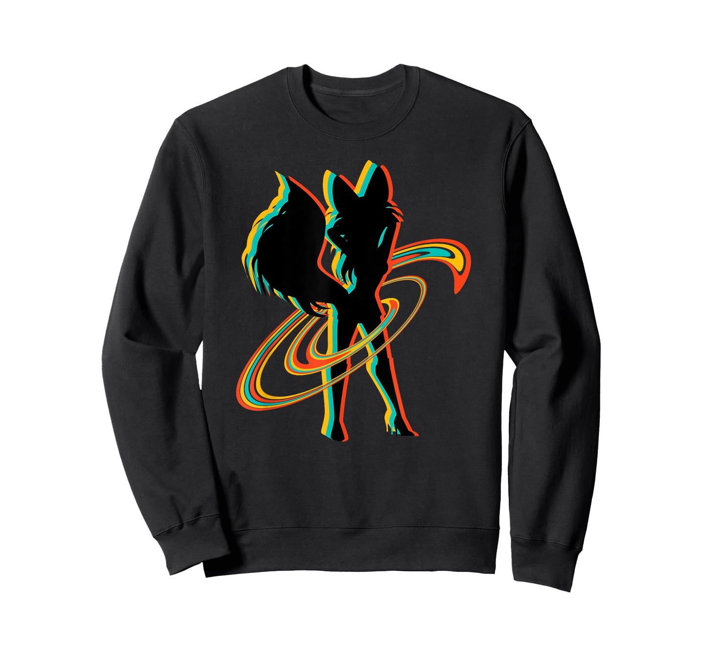Retro Sexy Fox Anthropomorphic Furry Fandom Cosplay Fursona T-Shirt