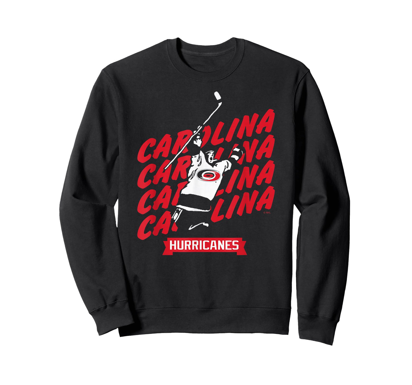 Carolina Hurricanes Graffiti Black NHL Officially Licensed T-Shirt