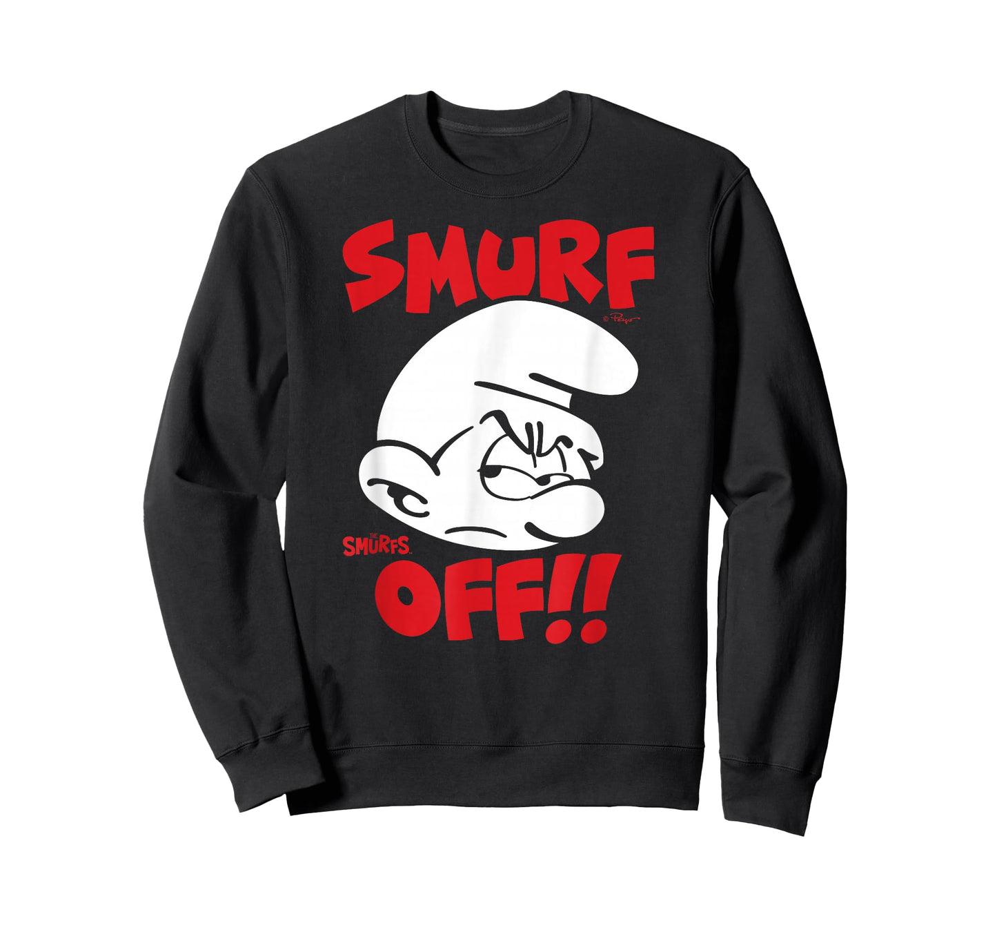 The Smurfs Smurf Off! Grouchy Smurf Retro Cartoon T-Shirt
